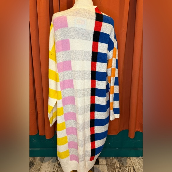 Colorful Striped Women's Sweater - Picture 4 of 8